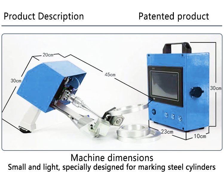 Horizontal & Vertical Pneumatic Cylinder Marking Machine8