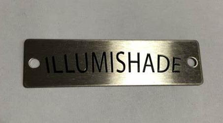 Stainless steel nameplate